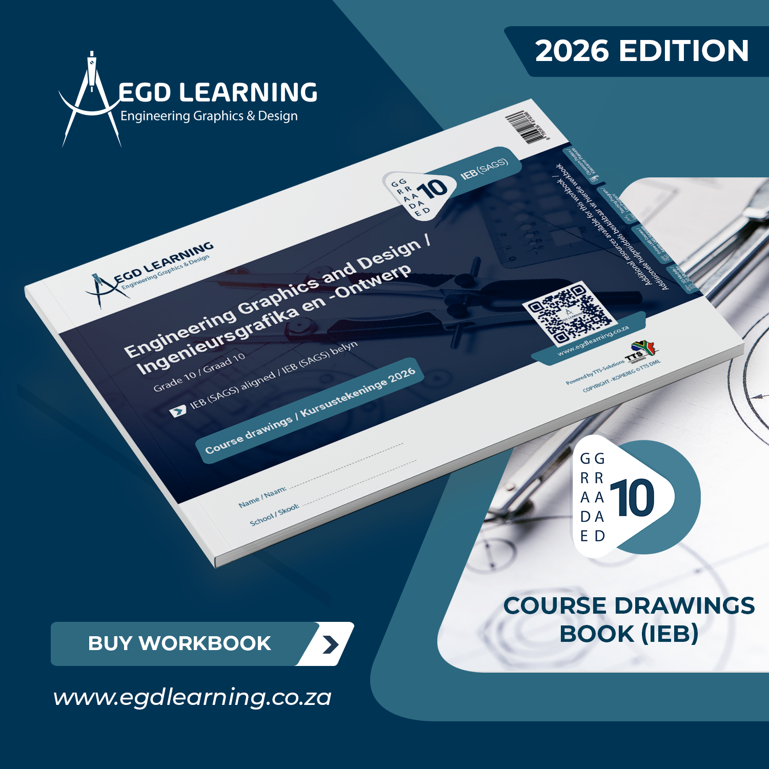 EGD Learning - Course Drawings Book (IEB) 2026 - Grade 10