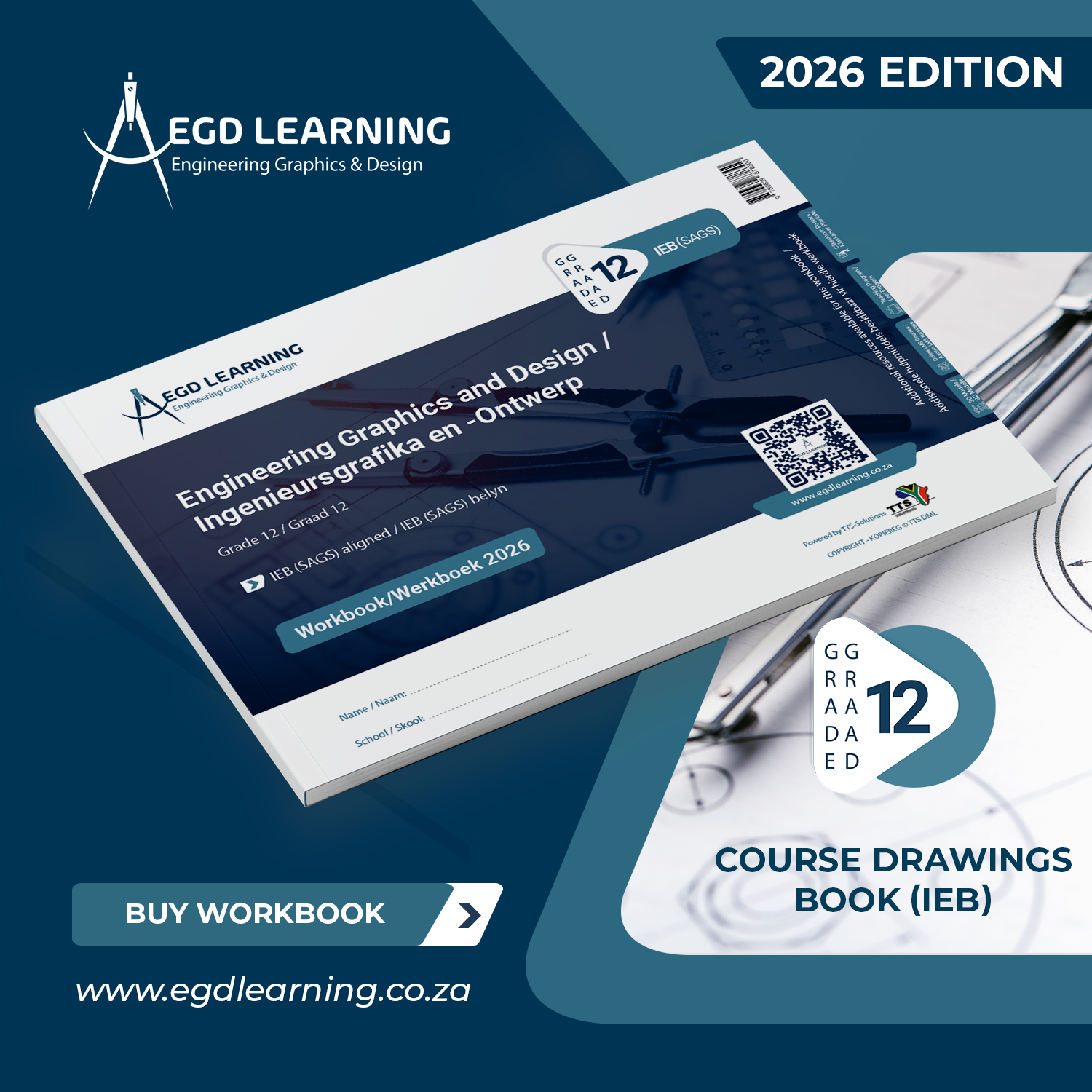 EGD Learning - Course Drawings Book (IEB) 2026 - Grade 12