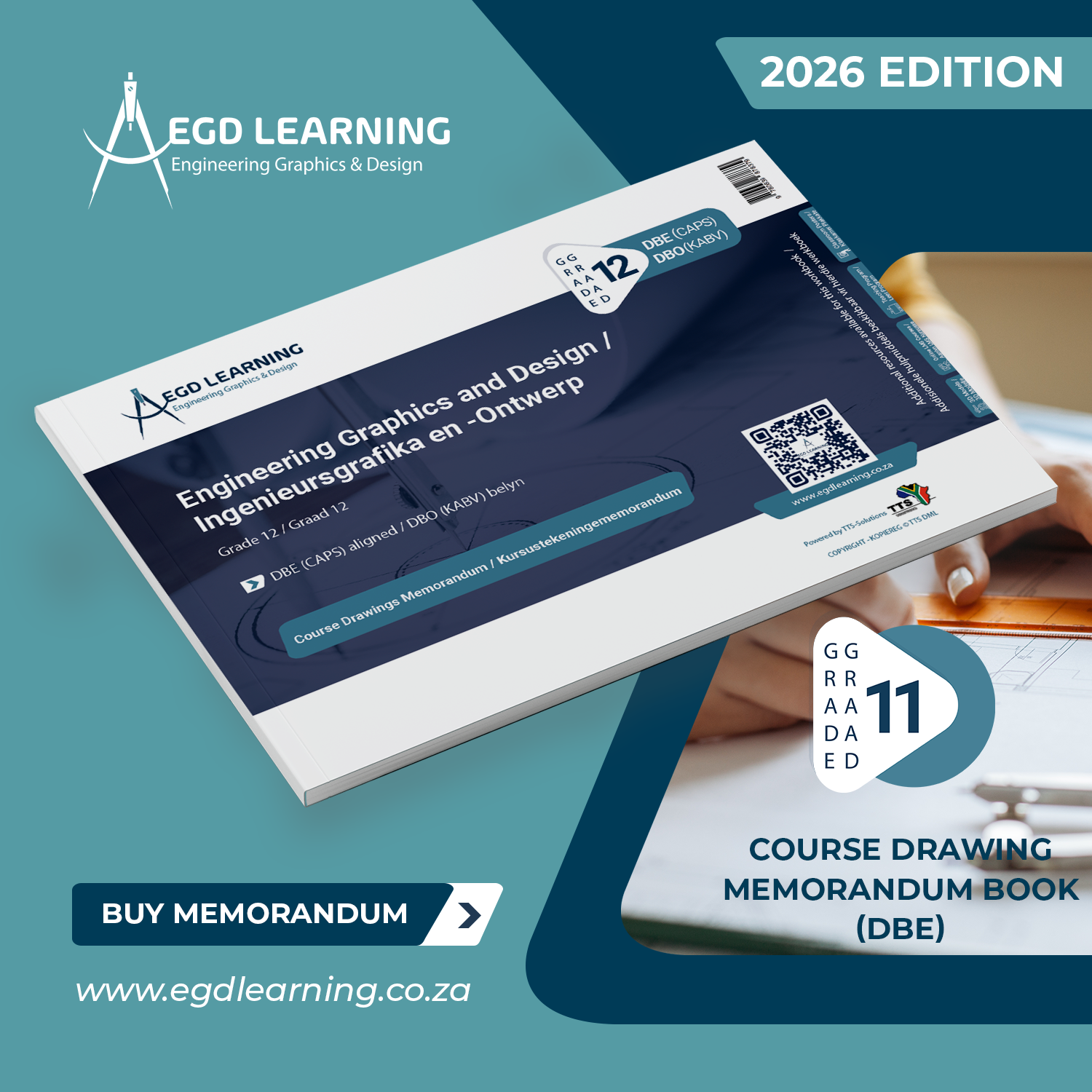 EGD Learning - Course Drawings Book Memorandums (DBE) 2026 - Grade 12
