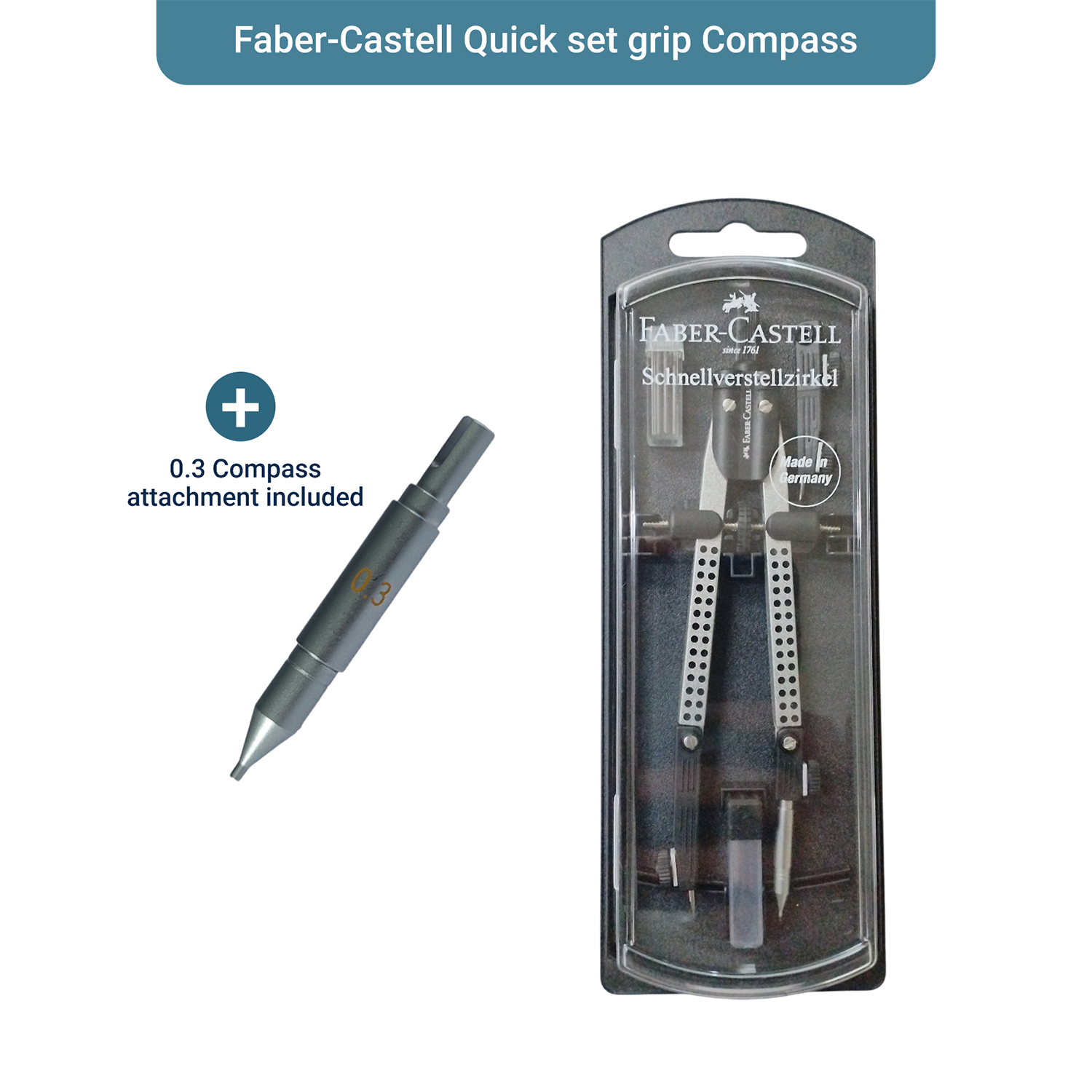 Faber-Castell Quick set grip Compass